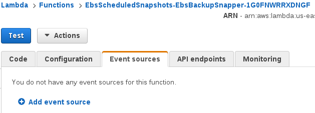 Add event-source button in event tab
